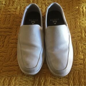Cuater/Travis Mathew pale gray Slip-On Men's Shoes- Men’s Size 12